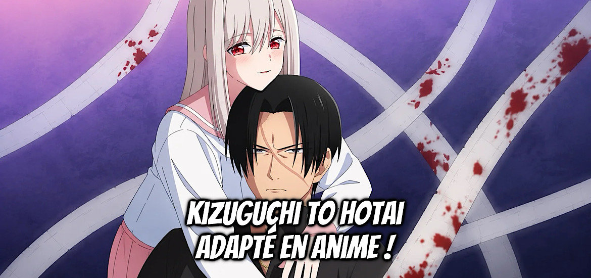 Kizuguchi to hotai, wound and bandage, umihoshi nanai, teaser, trailer, bande-annonce, date de sortie, kodansha, anime, adaptation, manga, janvier 2027, anime hiver 2027, yakuza, romcom,