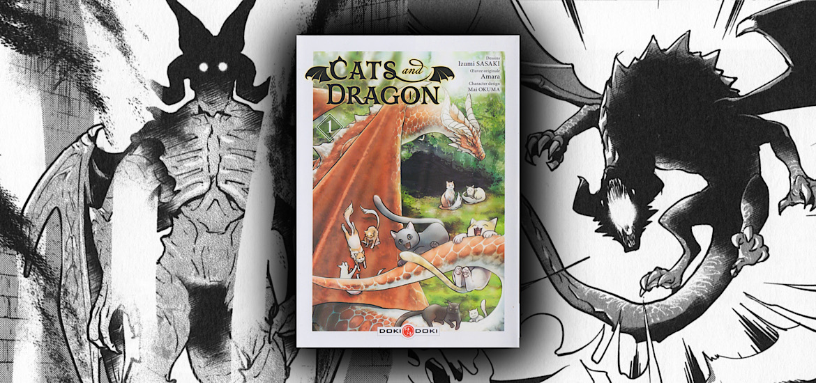 Les trésors du nain, avis, review, critique, cats and dragon, the cat and the dragon, neko to ryuu, fantasy, slice of life, tranche de vie, doki doki, manga, light novel, web novel, adaptation, izumi sasaki, amara, mai okuma,