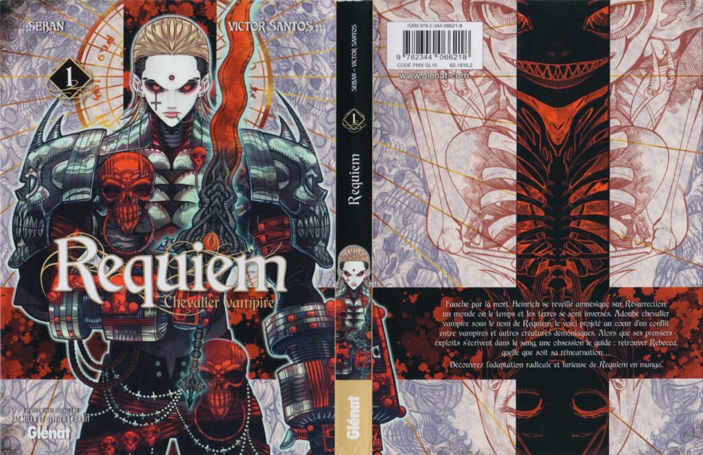 Les trésors du nain, requiem, requiem chevalier vampire, bd, bande-dessinée, avis, review, critique, tome 1, adaptation, manga, pat mills, olivier ledroit, seban, victor santos, glénat, glénat manga,