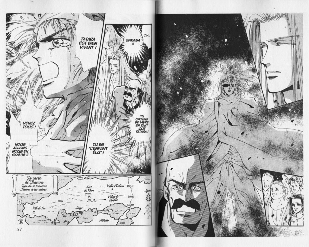 Les trésors du nain, shojo, avis, review, critique, Basara, yumi tamura, 7seeds, don’t call it mystery, post-apocalyptique, féodal, historique, aventure, tome 1, tome 2, star édition, kana, kana éditions, réédition, the legend of basara, 