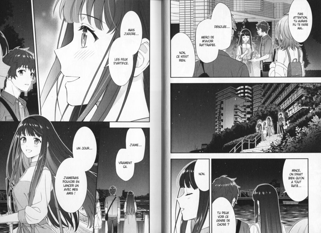 Les trésors du nain, avis, review, critique, tome 1, un amour invisible, love unseen beneath the clear night sky, light novel, anime, manga, adaptation, romance, cécité, aveugle, doki-doki, 