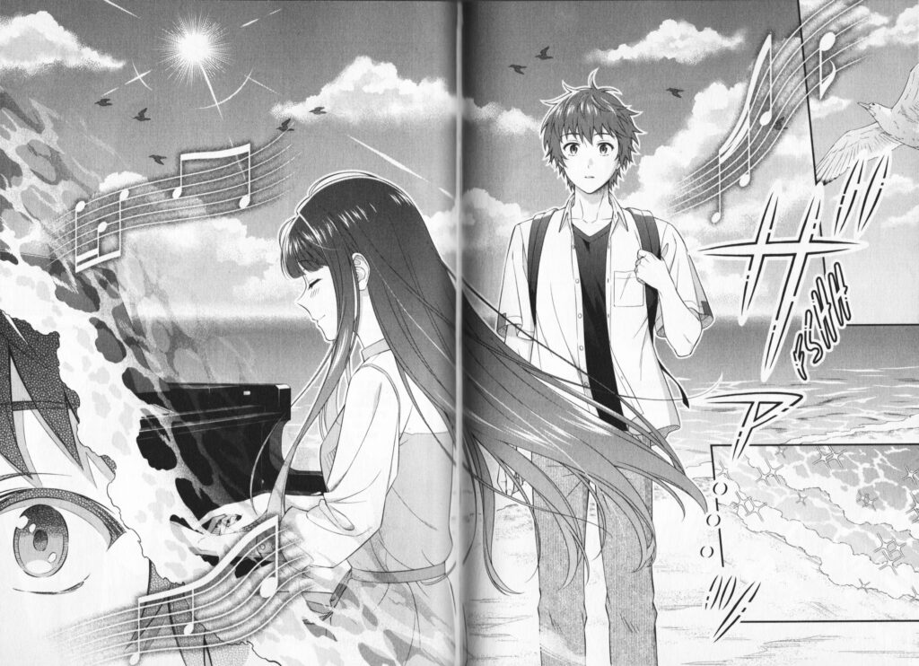 Les trésors du nain, avis, review, critique, tome 1, un amour invisible, love unseen beneath the clear night sky, light novel, anime, manga, adaptation, romance, cécité, aveugle, doki-doki, 