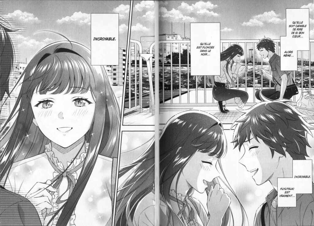 Les trésors du nain, avis, review, critique, tome 1, un amour invisible, love unseen beneath the clear night sky, light novel, anime, manga, adaptation, romance, cécité, aveugle, doki-doki, 