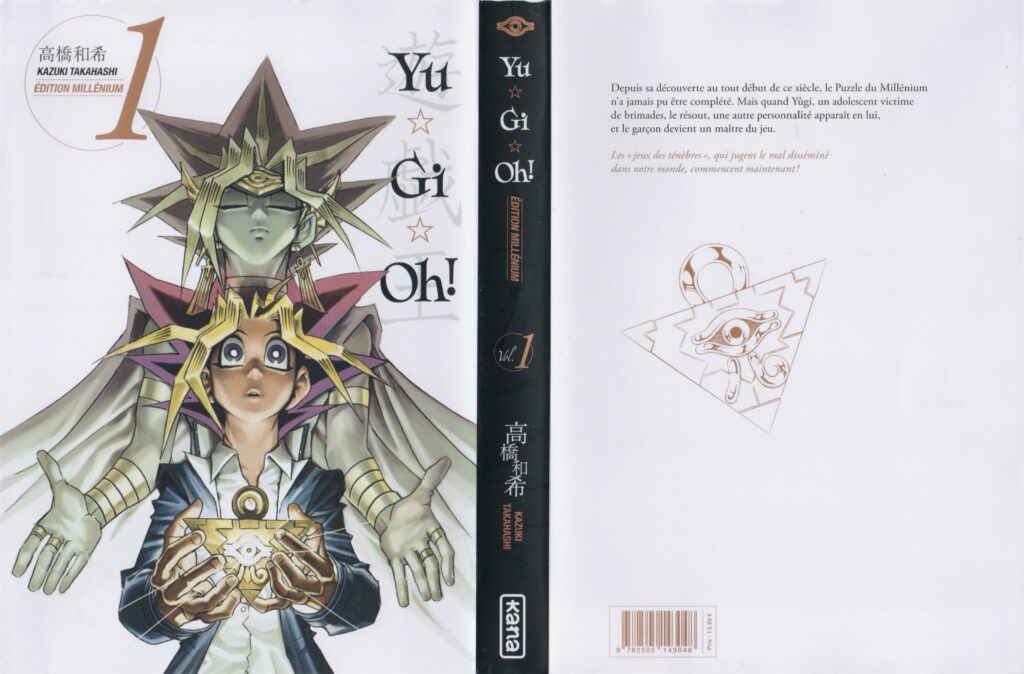 Les trésors du nain, édition millenium, millénium, yu-gi-oh!, yu gi oh, avis, review, critique, perfect edition, 30 ans, anniversaire, shonen, kana, kana éditions, kazuki takahashi, tome 1, tarot,