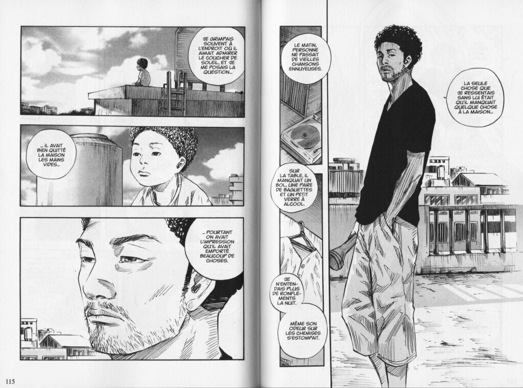 Dong-hua-chun barbershop, avis, review, critique, ruan guang min, manga, taiwan, taiwanais, manga taiwanais, barbier, coiffeur, jiro taniguchi, kana, éditions kana, life, les trésors du nain, 