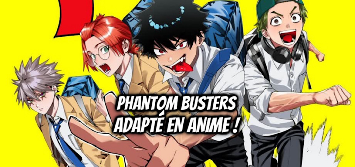 Phantom Busters, neoshoco, teaser, trailer, bande-annonce, date de sortie, 2027, anime, adaptation, manga, ki-oon, studio d’animation,