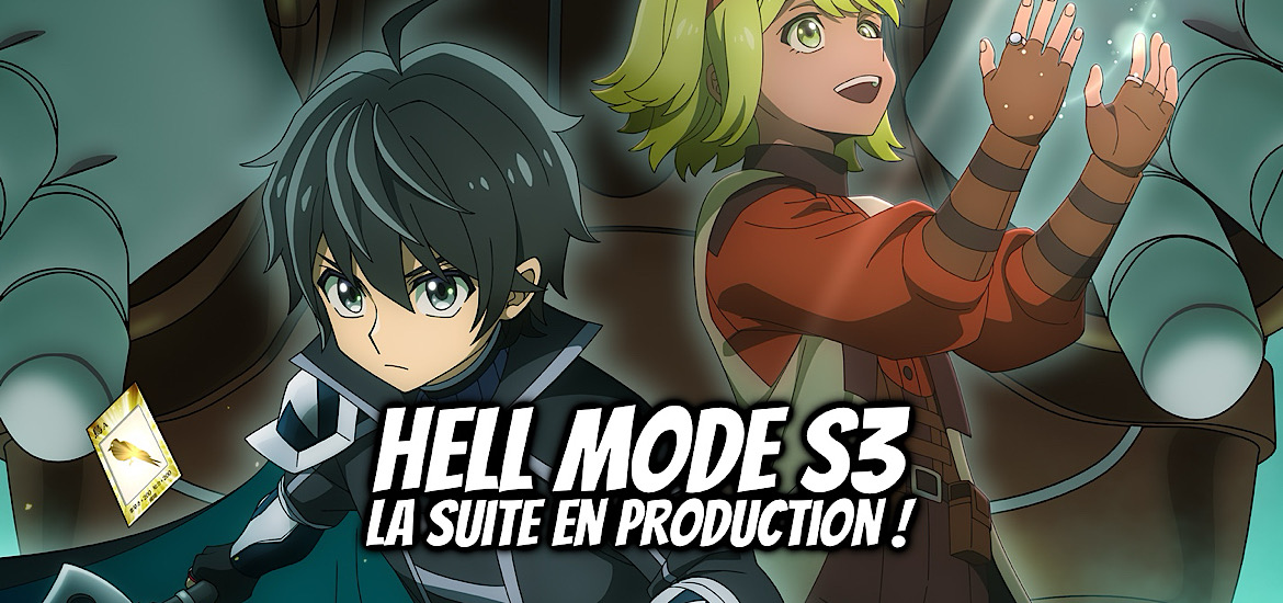 Hell mode, anime, annonce, date de sortie, teaser, trailer, bande-annonce, web novel, light novel, manga, meian, meian éditions, shosetsuka ni naro, isekai, suite, saison 3,