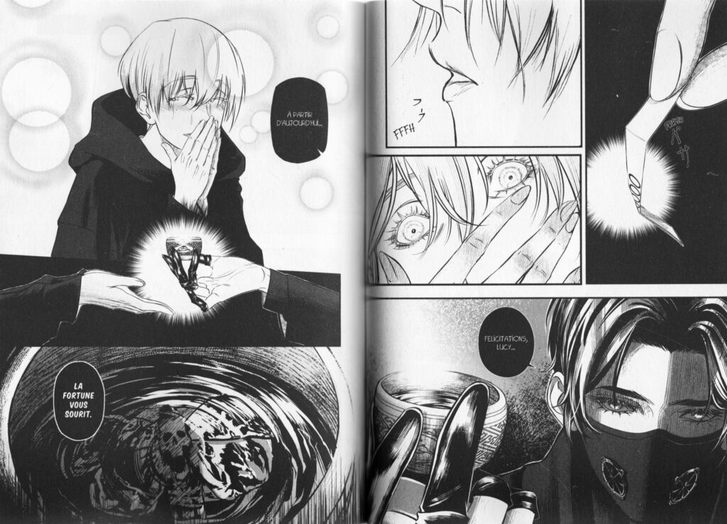 Les trésors du nain, le marchand de mort, manga, français, thriller, psychologique, nova decendres, saga decendres, decendres, pika, édition pika, création, jack l’éventreur, avis, review, critique, tome 1,