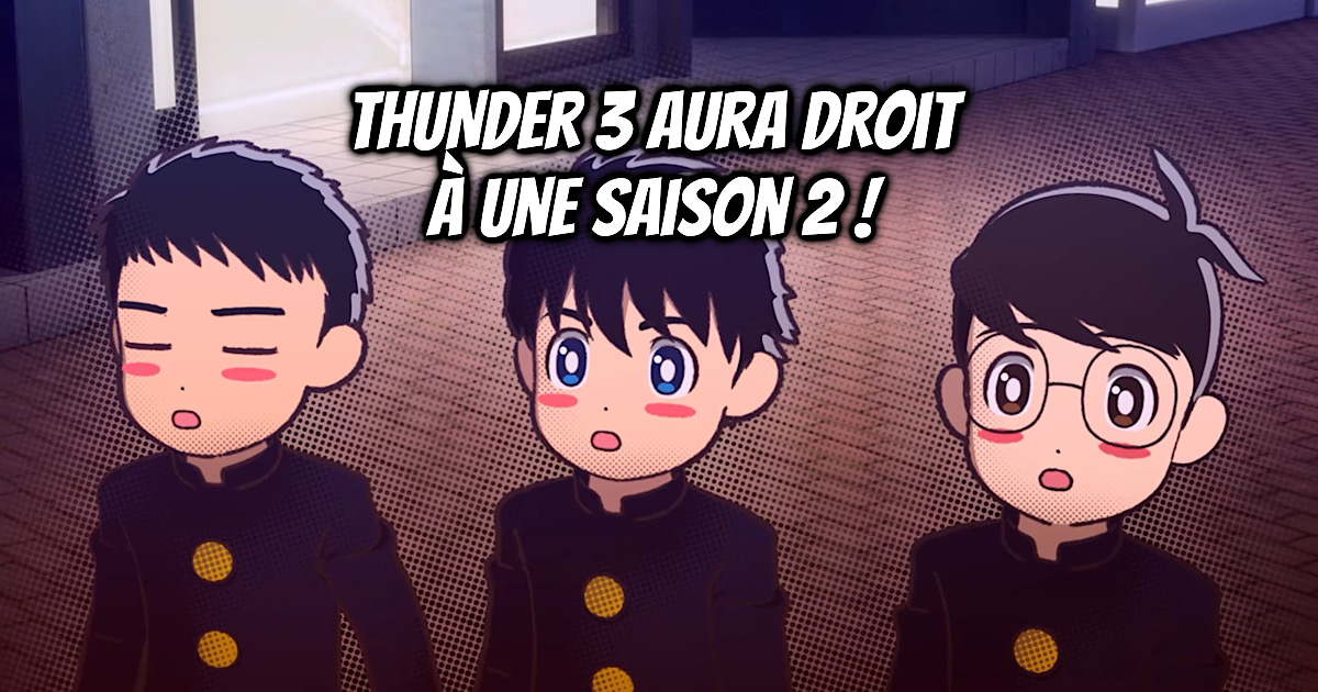 THUNDER 3, Shonen, manga, adaptation, anime, teaser, trailer, bande-annonce, date de sortie, 2027, isekai, monde parallèle, pika, pika édition, suite, saison 2, gantz, hiroya Oku, yuki ikeda,