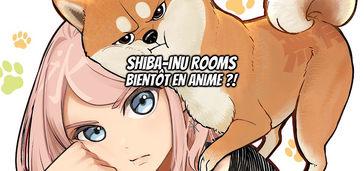 Shiba-inu rooms, manga, adaptation, anime, teaser, trailer, bande-annonce, date de sortie, doki-doki, esu oomori, chien, shiba, manga, shonen, shonen jump +, shueisha,